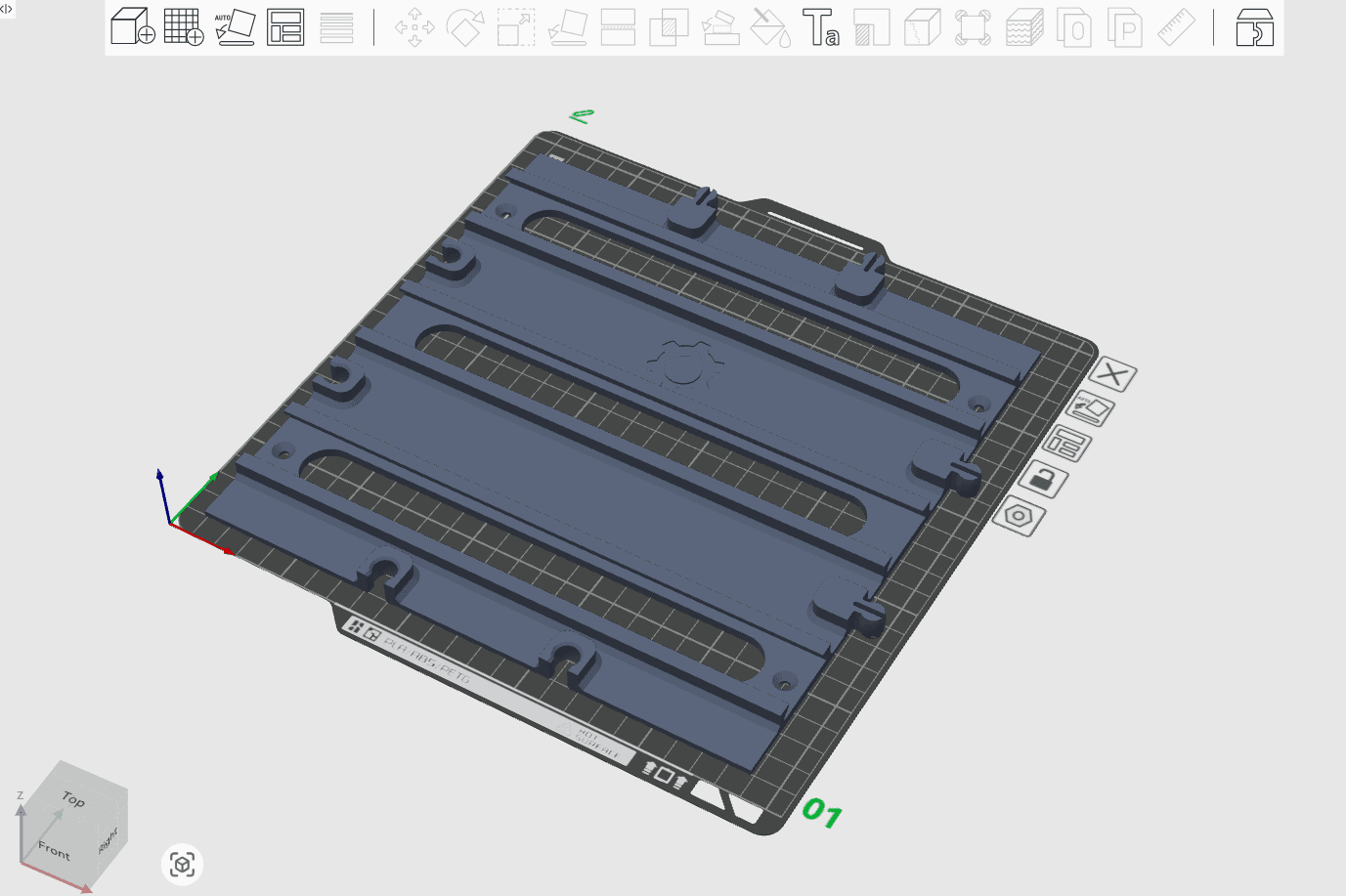 Modular Hobby Plate – Backplate + Borders
